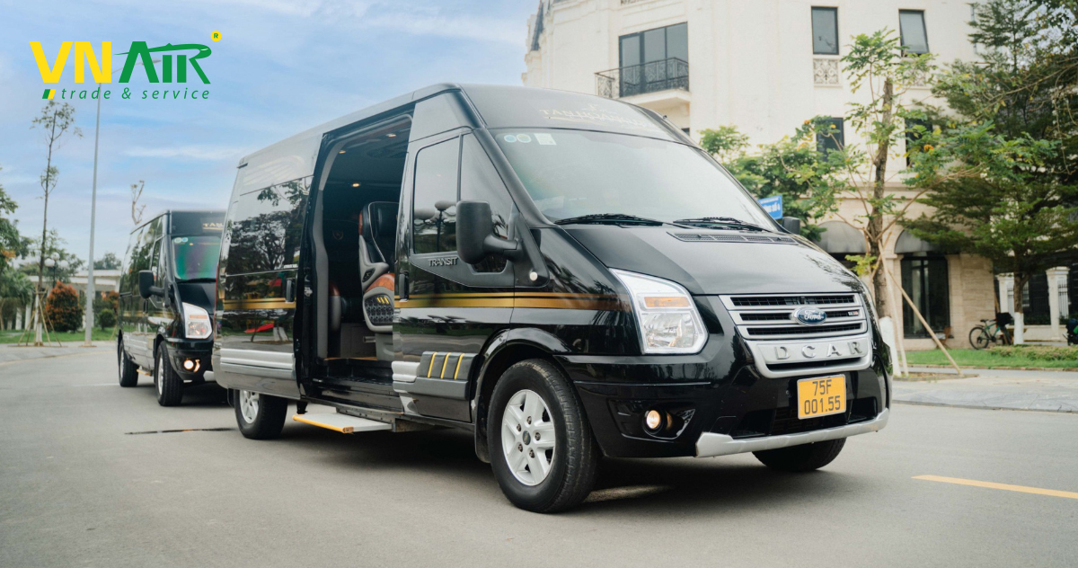 dcar limousine ford transit ho chi minh city car rental