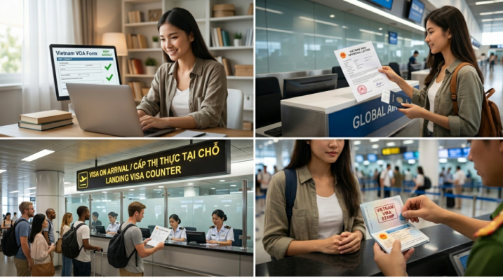 3 steps to get your visa on arrival Vietnam